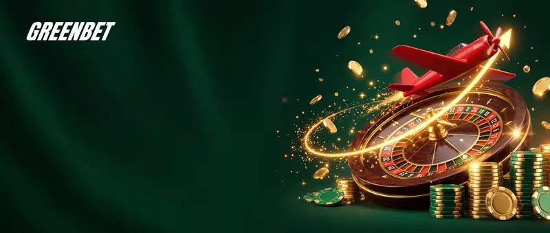 Aviator crash game, roulette and casino chips